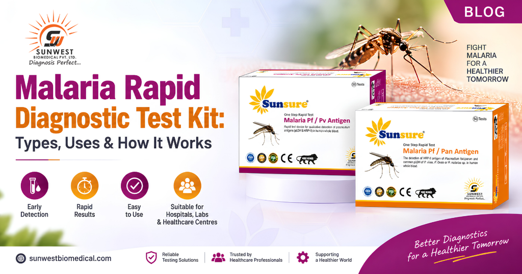 Malaria Rapid Diagnostic Test Kit Types, Uses & How It Works